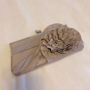 Lulu Townsend clutch with silver strap